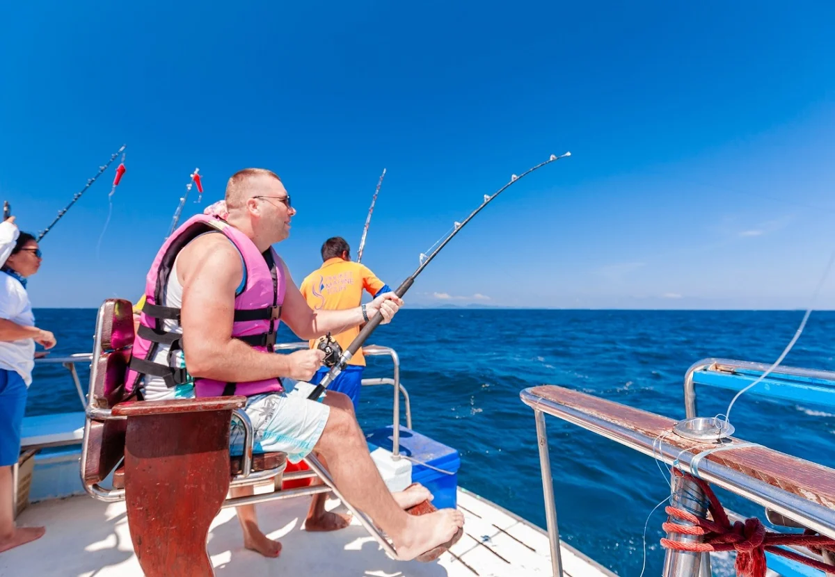 Fishing and Trolling on Racha Island