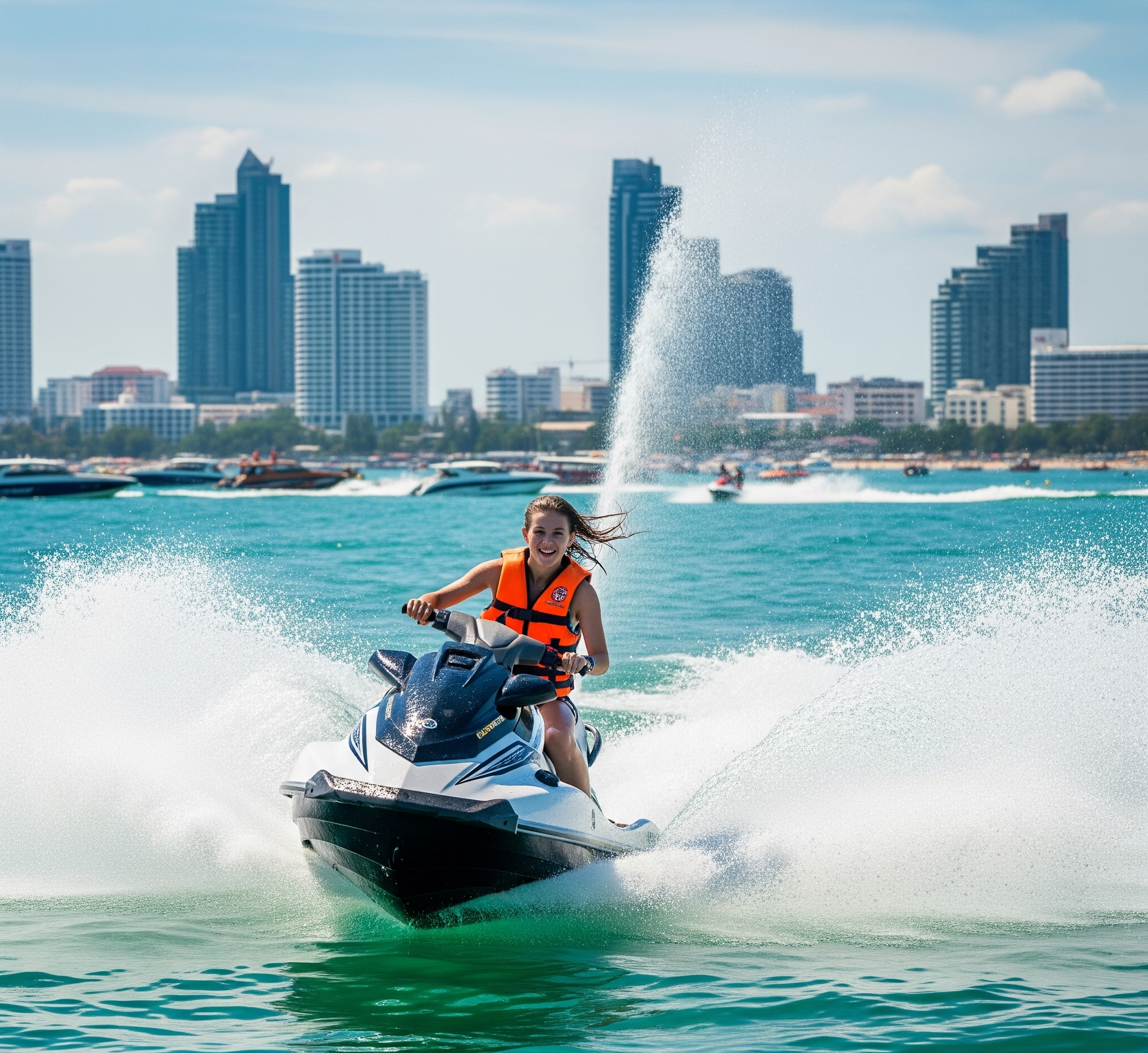 Enjoy Jet ski at coral island pattaya