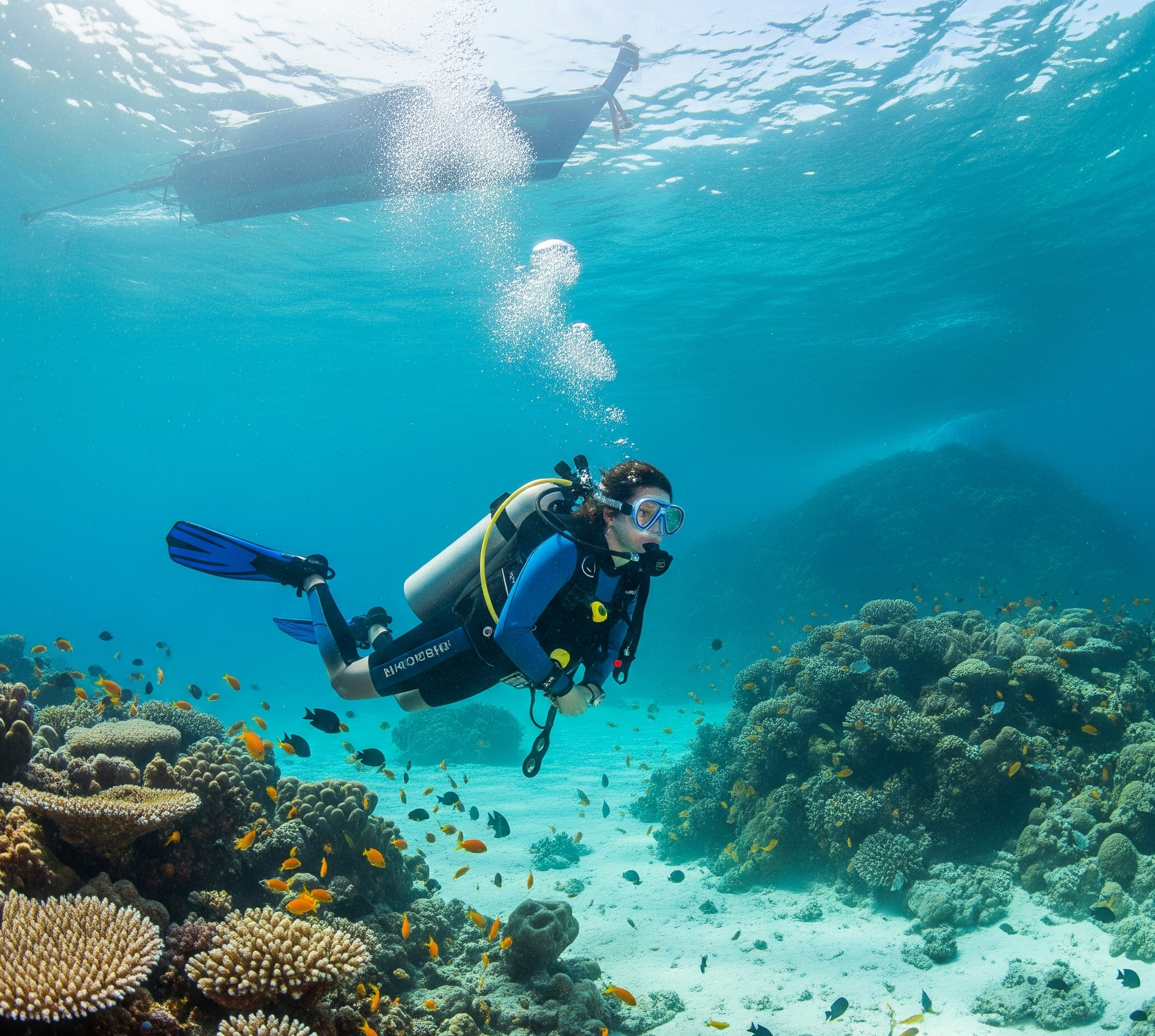 Enjoy Scuba diving at coral island pattaya